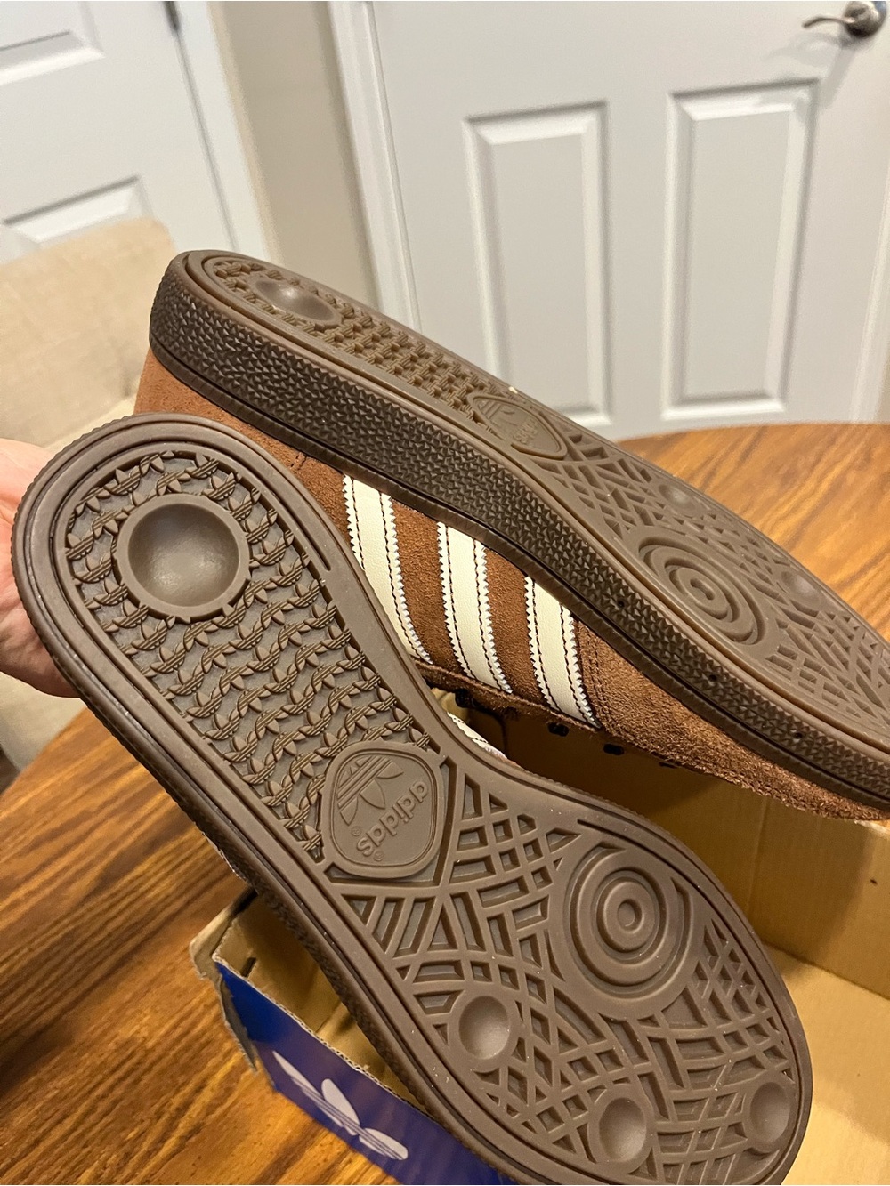 adidas spezial Brown Suede Men's Sneaker with white Stripes - Picture 5 of 5